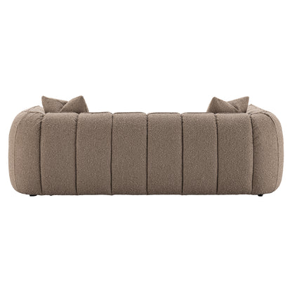 Richmond Interiors Sofa Hogan mocca chunky 3-seater fire retardant