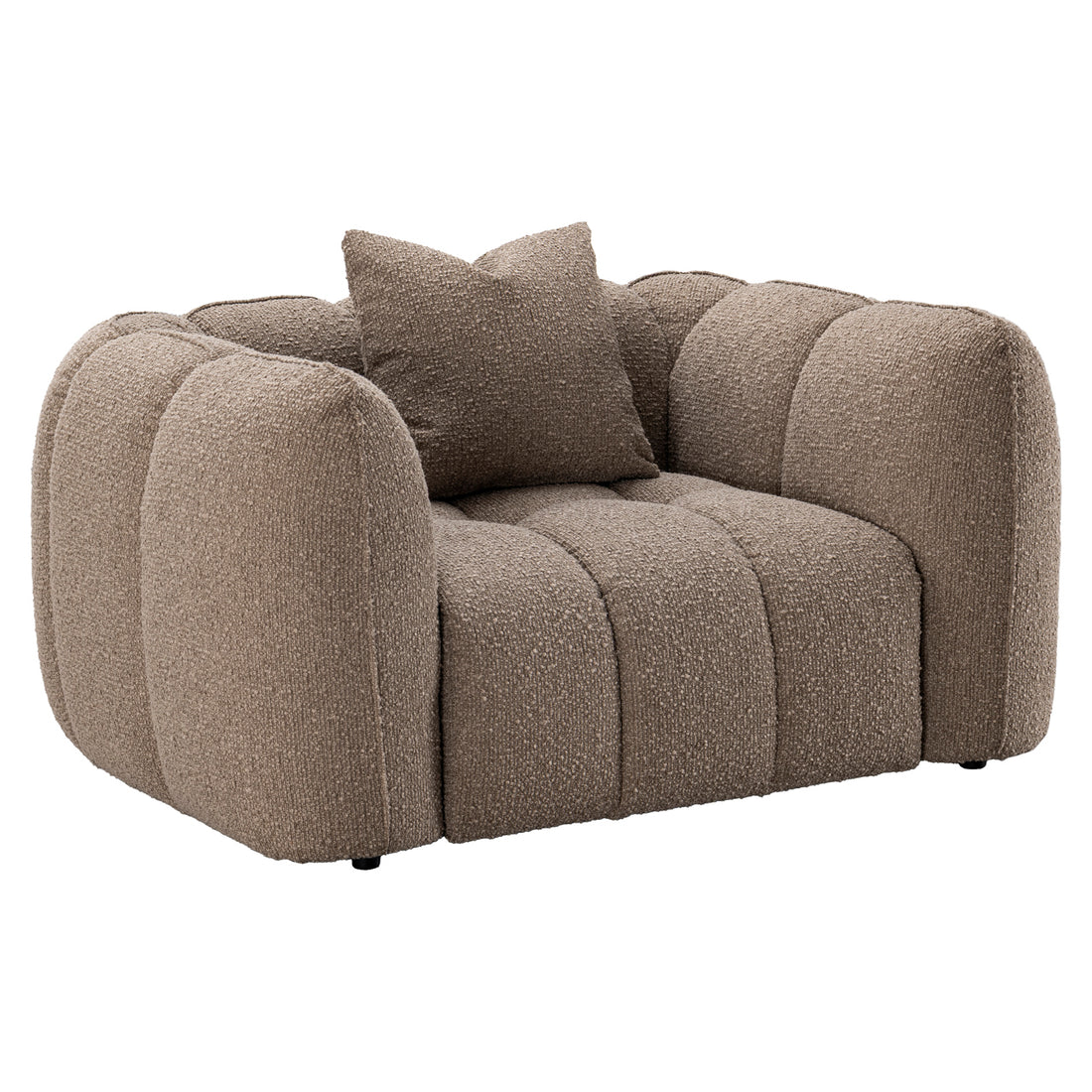 Richmond Interiors Lounge Stuhl Hogan mocca chunky fire retardant Lounge Stuhl Richmond Interiors