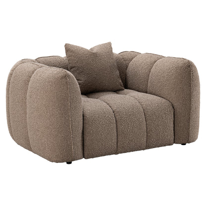 Richmond Interiors Lounge Stuhl Hogan mocca chunky fire retardant