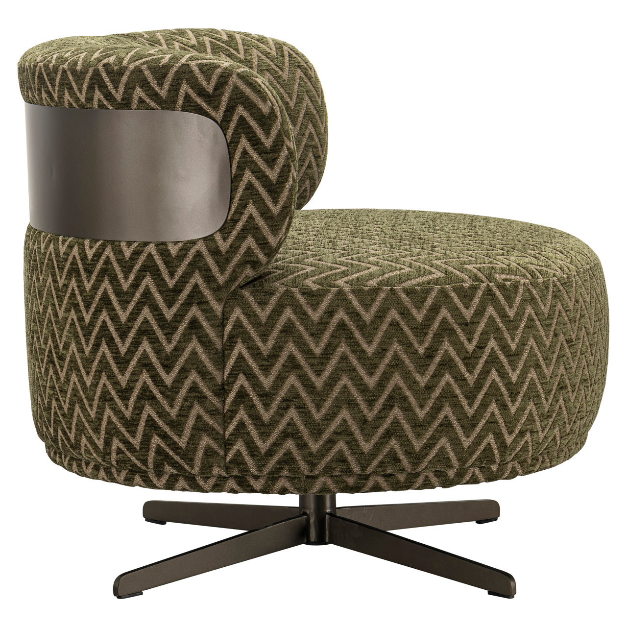 Richmond Interiors Lounge Stuhl Lauren moss chevron