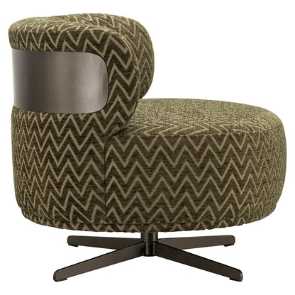 Richmond Interiors Lounge Stuhl Lauren moss chevron