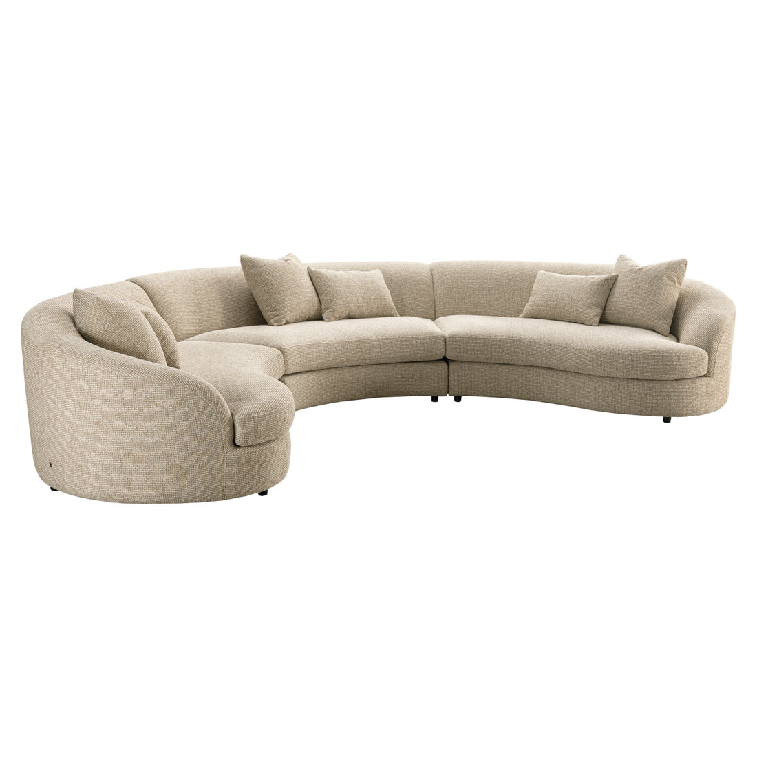 Richmond Interiors Sofa Morena cream blockweave Sofa Richmond Interiors
