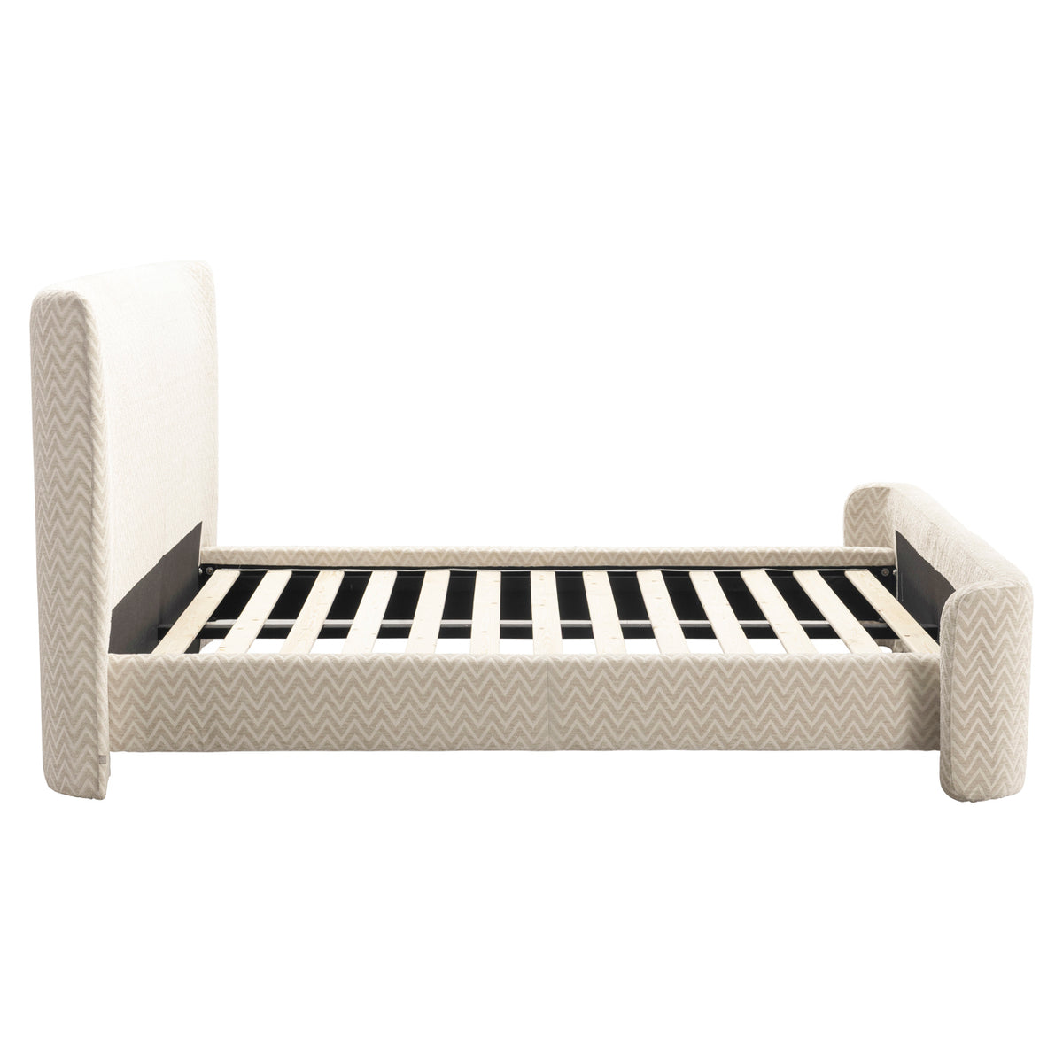 Richmond Interiors Bett Divana beige chevron 160x200 Richmond Interiors