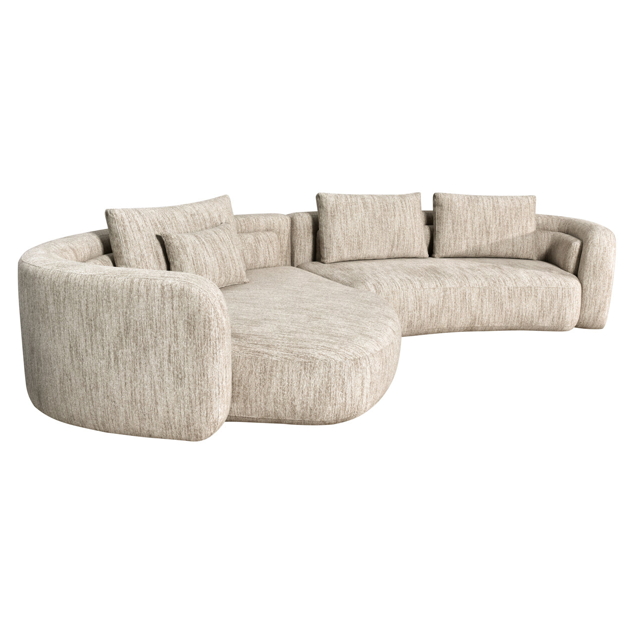 Richmond Interiors Sofa Angusto natural softweave lounge left
