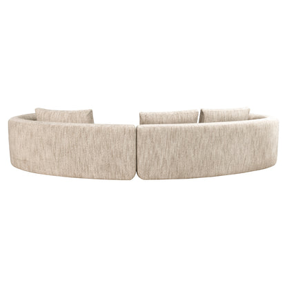 Richmond Interiors Sofa Angusto natural softweave lounge right