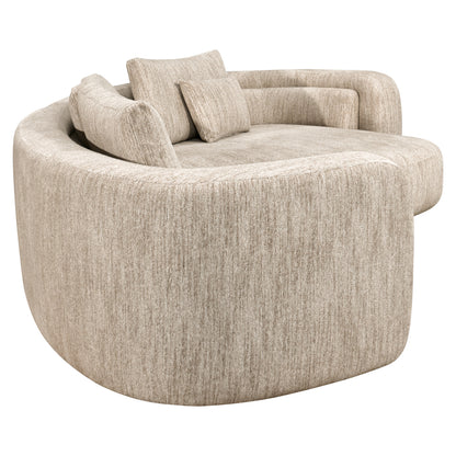 Richmond Interiors Sofa Angusto natural softweave lounge right