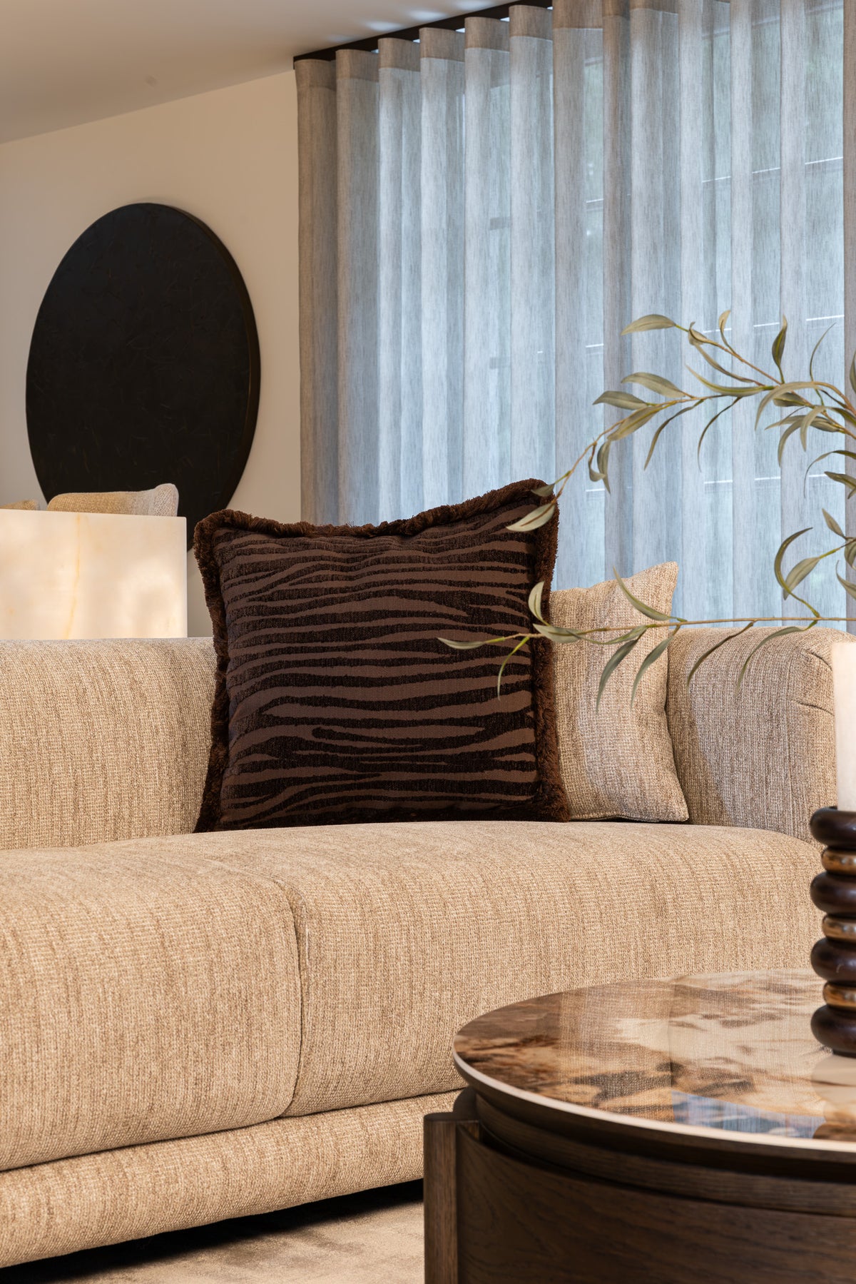 Richmond Interiors Sofa Winslov natural softweave fire retardant Richmond Interiors