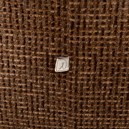 Richmond Interiors Lounge Stuhl Marina brown blockweave swivel fire retardant