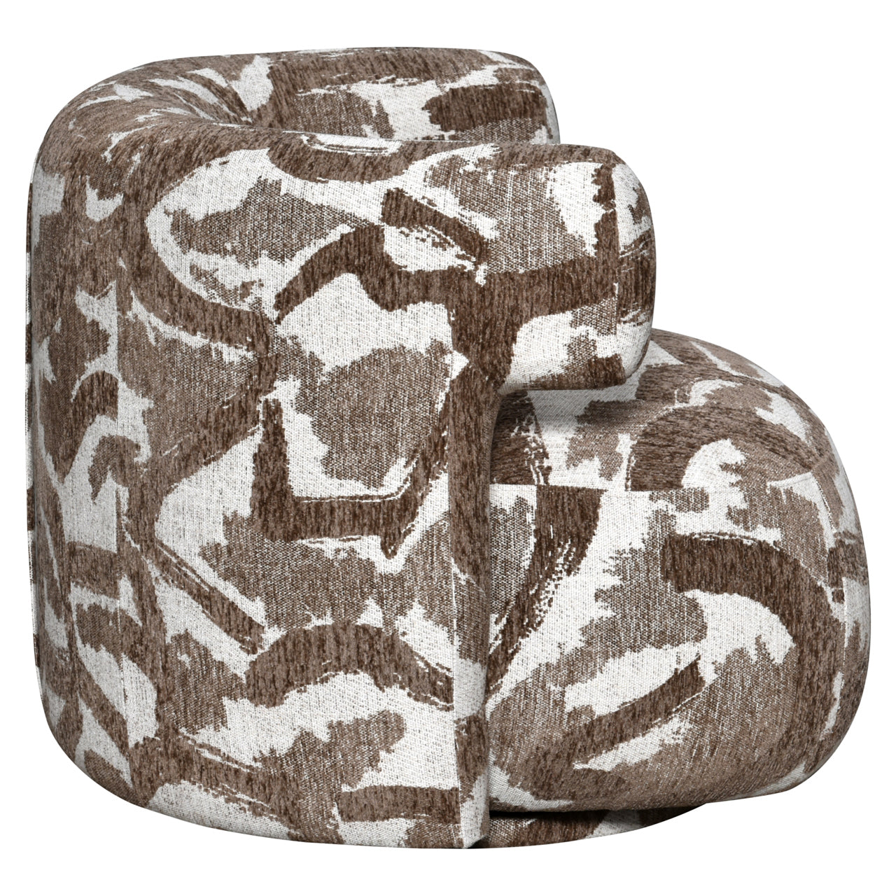 Richmond Interiors Lounge Stuhl Talley brown nature swivel