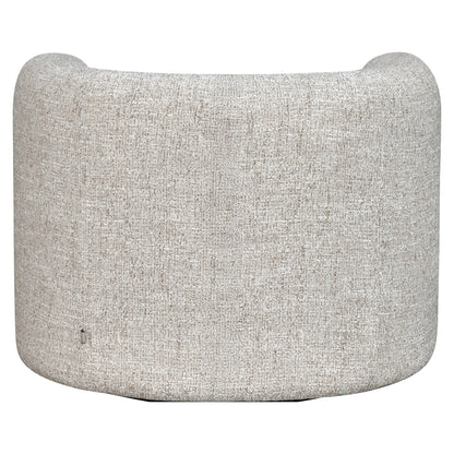 Richmond Interiors Lounge Stuhl Talley cream tweed swivel