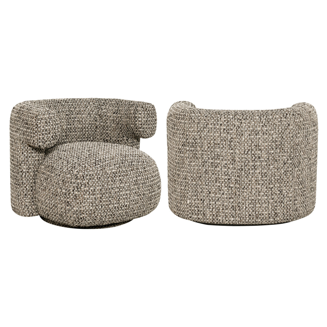 Richmond Interiors Lounge Stuhl Talley cobblestone swivel
