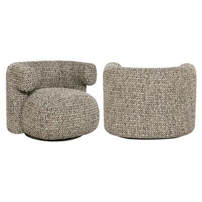 Richmond Interiors Lounge Stuhl Talley cobblestone swivel
