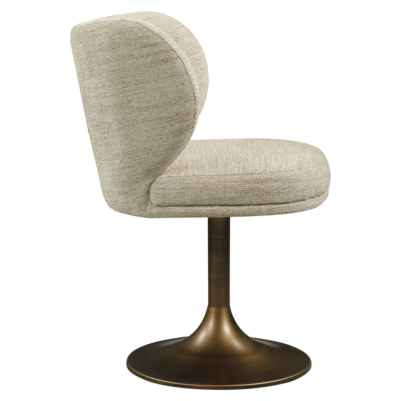 Richmond Interiors Esszimmerstuhl Amely natural softweave swivel