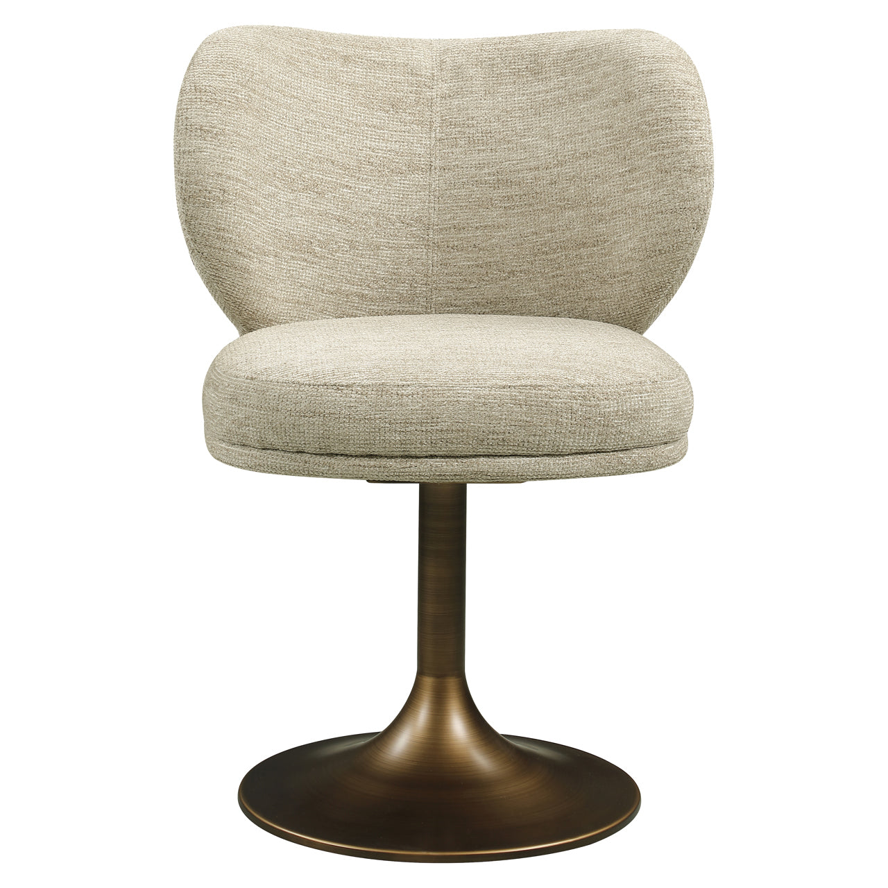 Richmond Interiors Esszimmerstuhl Amely natural softweave swivel