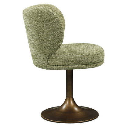 Richmond Interiors Esszimmerstuhl Amely pistache softweave swivel