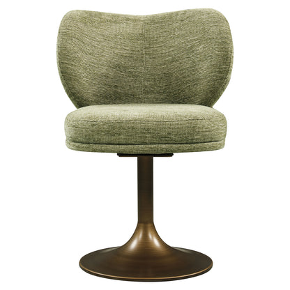 Richmond Interiors Esszimmerstuhl Amely pistache softweave swivel