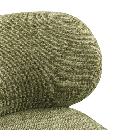 Richmond Interiors Esszimmerstuhl Amely pistache softweave swivel Richmond Interiors