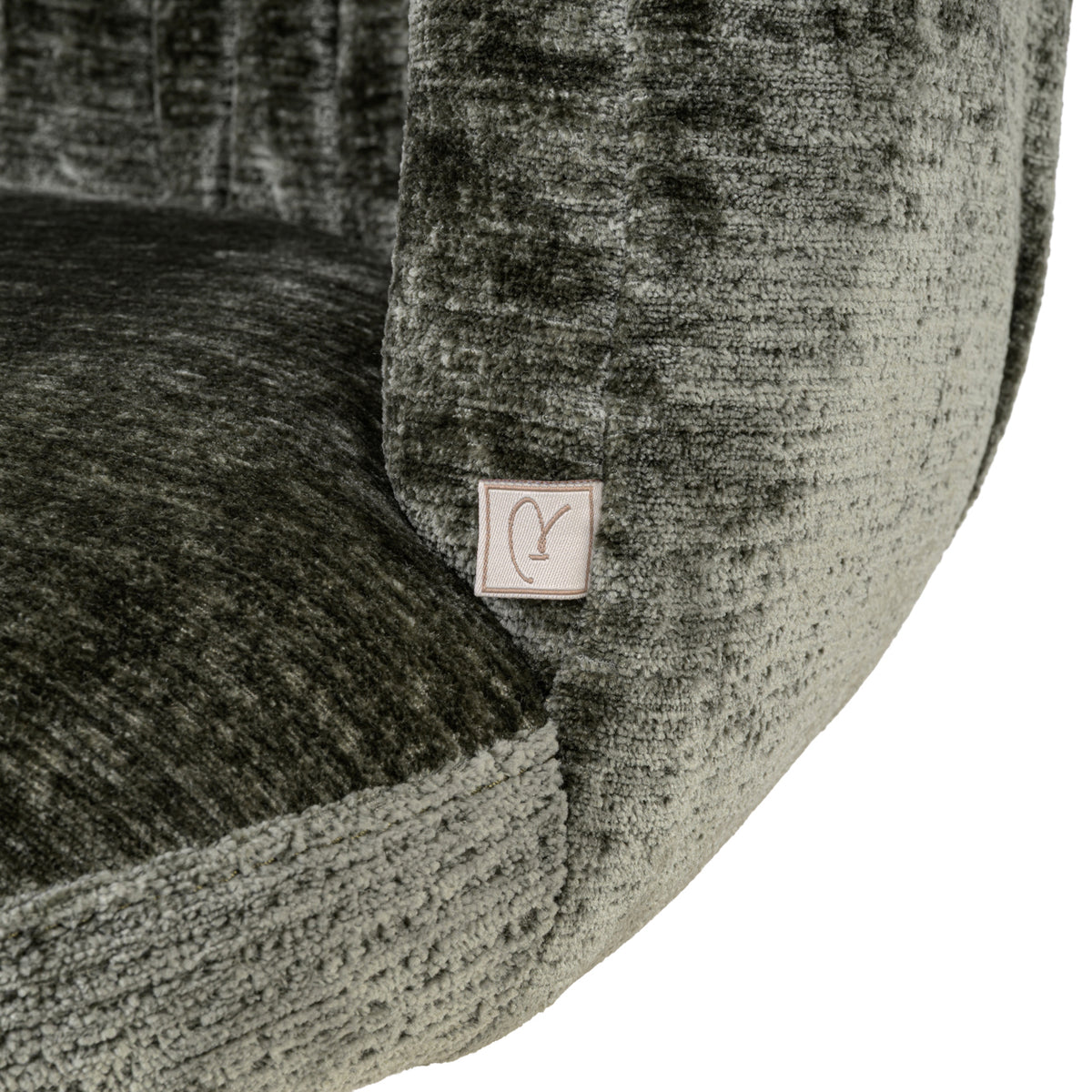 Richmond Interiors Esszimmerstuhl Cassi sage chenille swivel Richmond Interiors