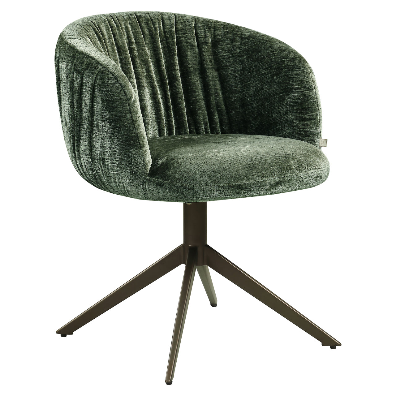 Richmond Interiors Esszimmerstuhl Cassi sage chenille swivel