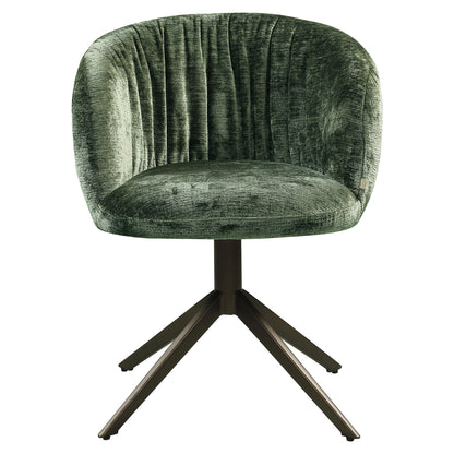 Richmond Interiors Esszimmerstuhl Cassi sage chenille swivel