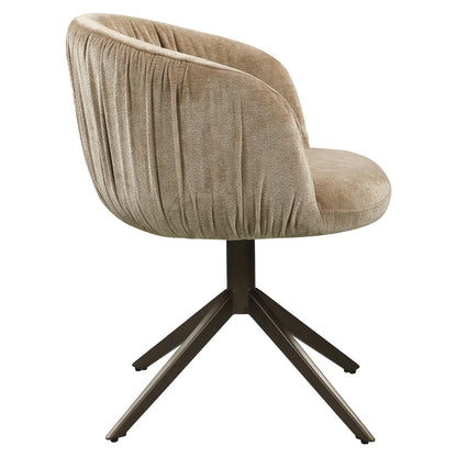 Richmond Interiors Esszimmerstuhl Cassi sand soft swivel