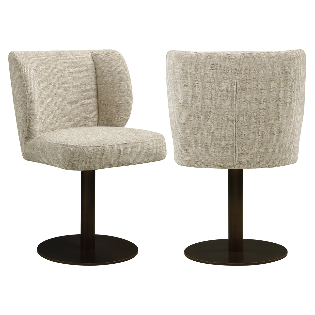 Richmond Interiors Esszimmerstuhl Fiona natural softweave swivel