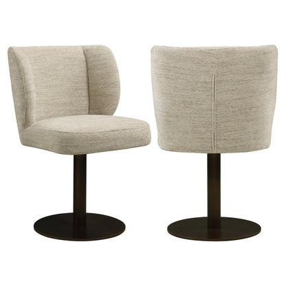 Richmond Interiors Esszimmerstuhl Fiona natural softweave swivel