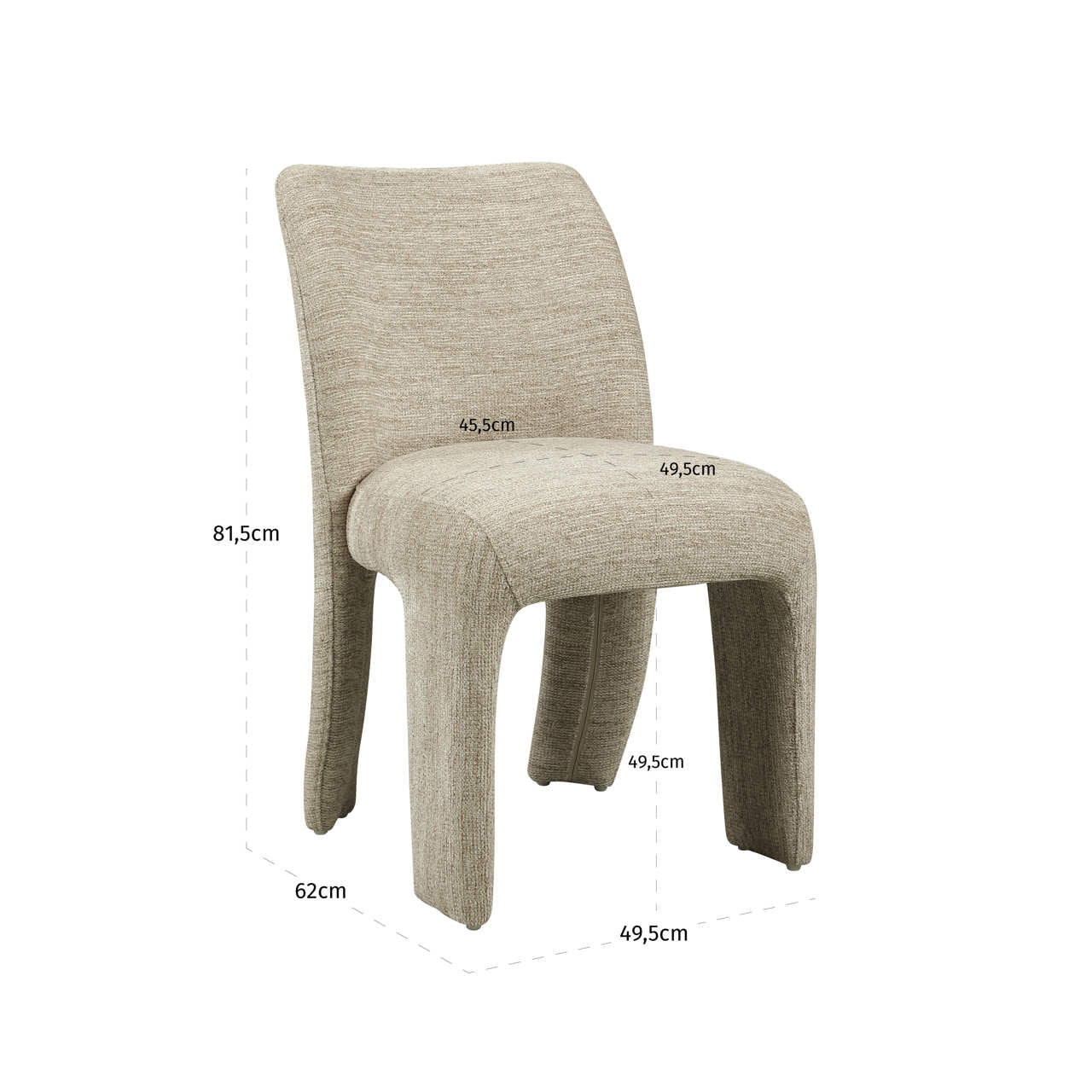 Richmond Interiors Esszimmerstuhl Maya natural softweave (Set of 2) Esszimmerstuhl Richmond Interiors