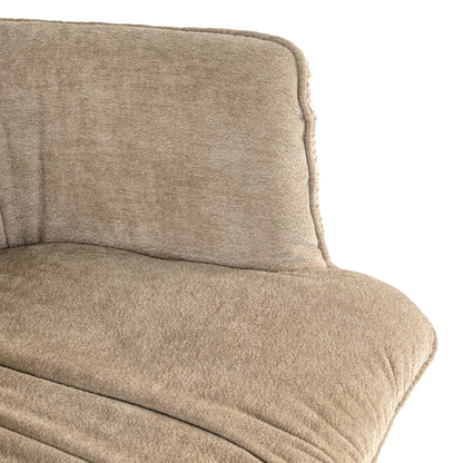 Richmond Interiors Esszimmerstuhl Chase cream blockweave swivel Richmond Interiors