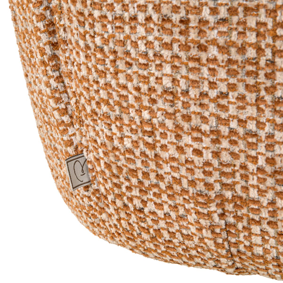 Richmond Interiors Esszimmerstuhl Chase ginger jacquard swivel