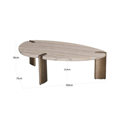 Richmond Interiors Couchtisch Arcadia grey