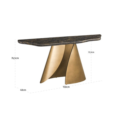 Richmond Interiors Konsole Goldman black