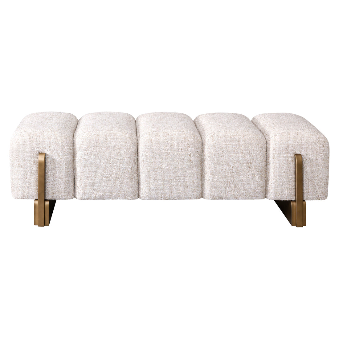 Richmond Interiors Bank Caleo cream tweed