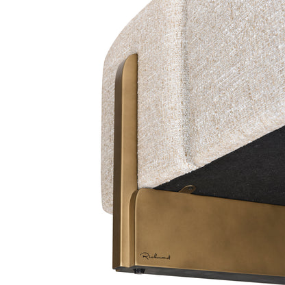 Richmond Interiors Bank Caleo cream tweed
