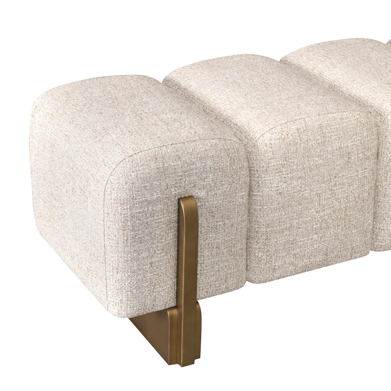 Richmond Interiors Bank Caleo cream tweed