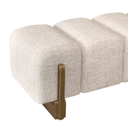 Richmond Interiors Bank Caleo cream tweed