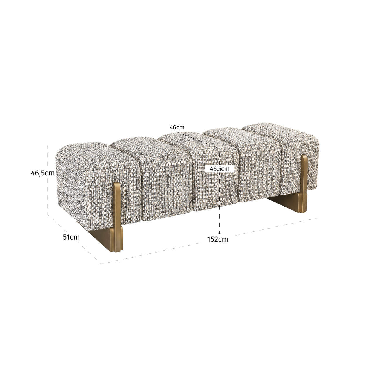 Richmond Interiors Bank Caleo Cobblestone