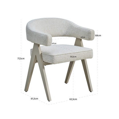 Richmond Interiors Outdoor Stuhl Catalan ecru