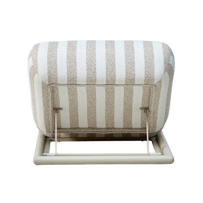 Richmond Interiors Outdoor Liege Sullivan ecru stripe
