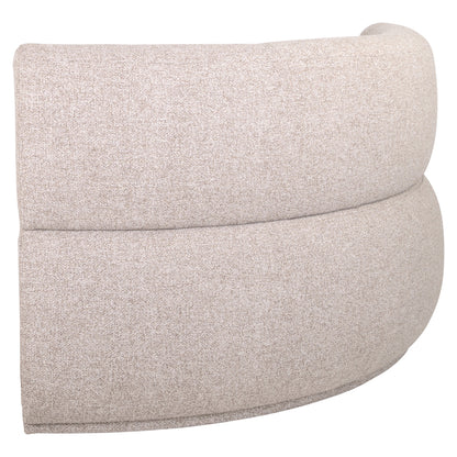 Richmond Interiors Sitzbank Sorrobon cayenne ecru open end left round