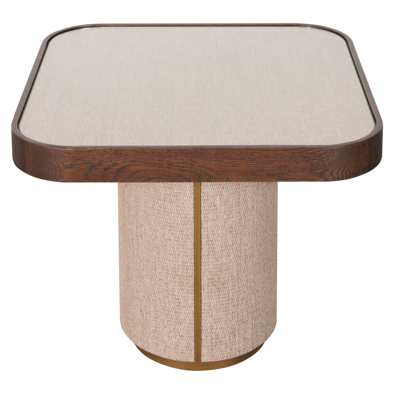 Richmond Interiors Beistelltisch Willox beige including glass Beistelltisch Richmond Interiors