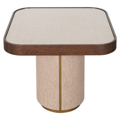 Richmond Interiors Beistelltisch Willox beige including glass Beistelltisch Richmond Interiors
