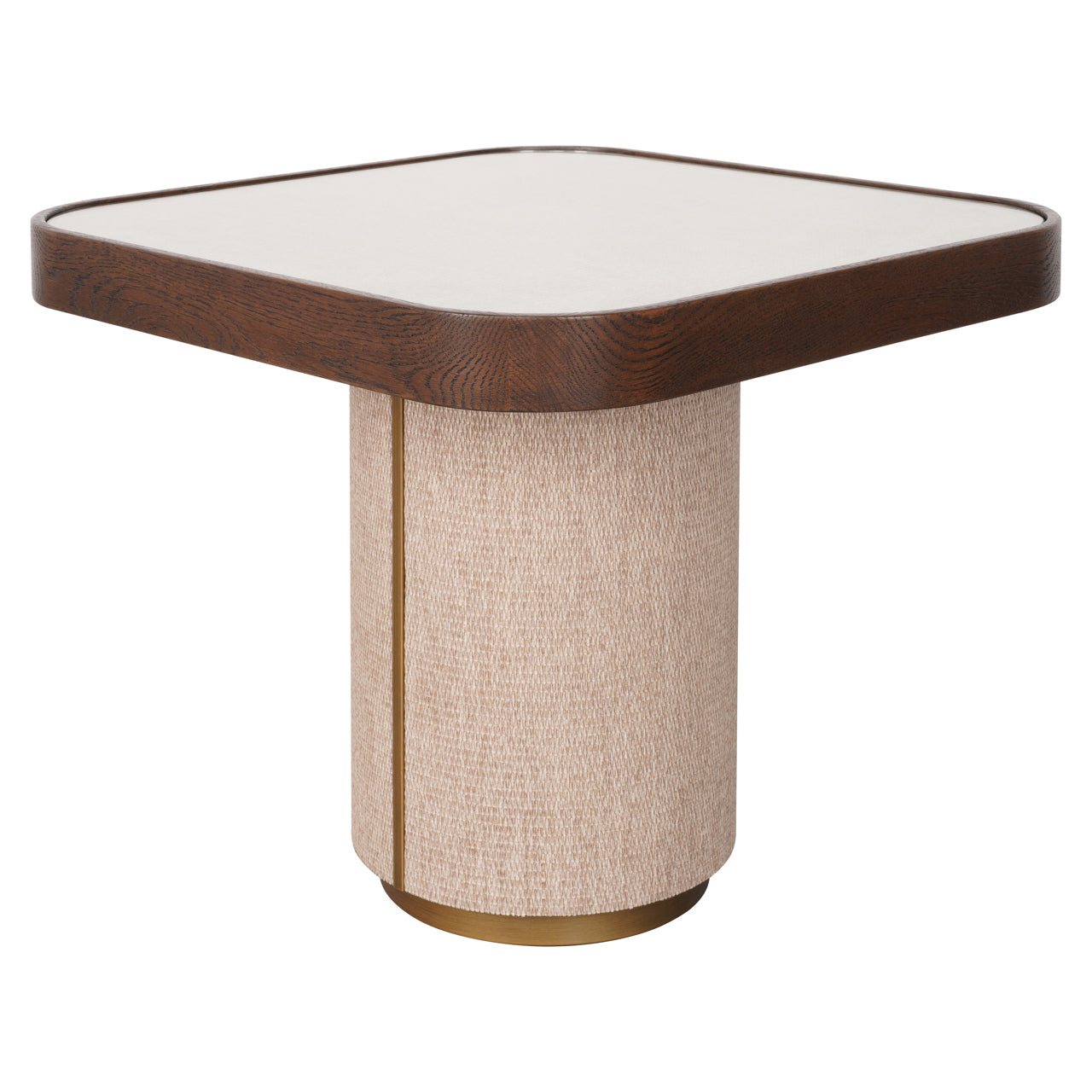 Richmond Interiors Beistelltisch Willox beige including glass Beistelltisch Richmond Interiors