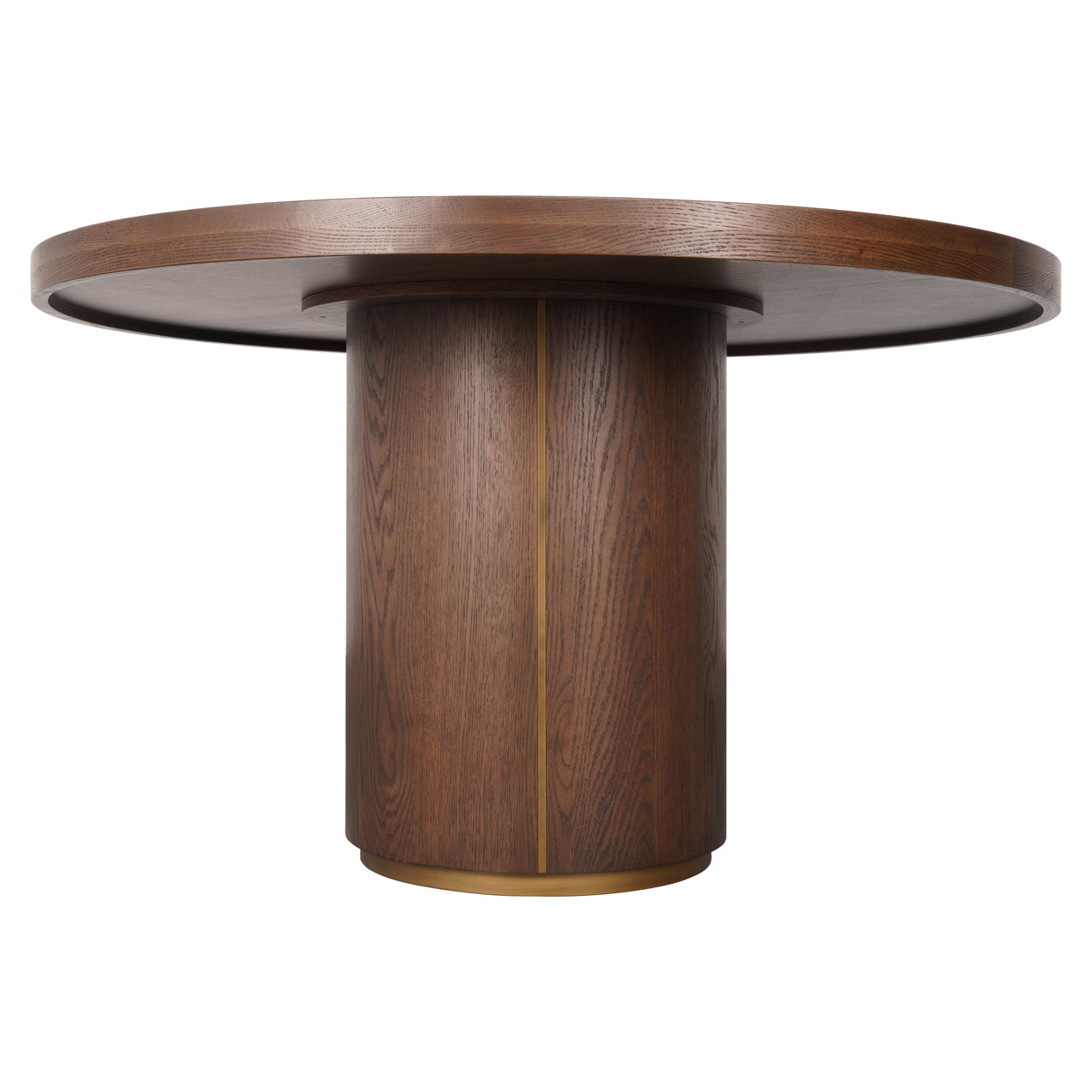Richmond Interiors Esstisch Willox beige 130Ø including glass Esstisch Richmond Interiors