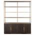 Richmond Interiors – Offenes Regal Carter brown large 4-türig Offenes Regal Richmond Interiors