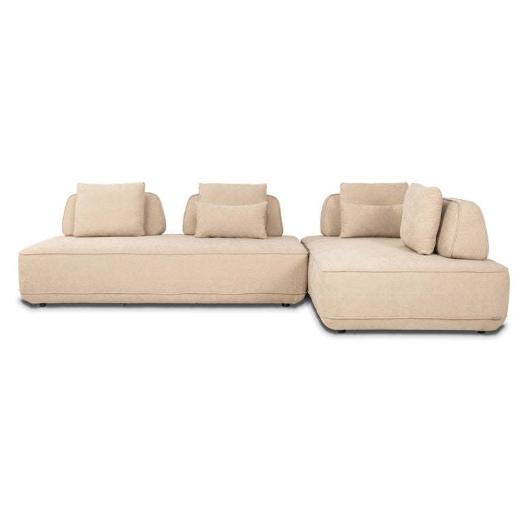 Richmond Interiors Sofa Tudor mit abnehmbarer Rückenlehne sand olympus (Sand olympus) Ecksofa Richmond Interiors