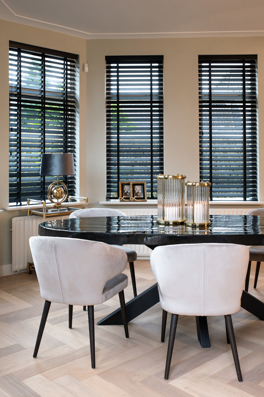 Richmond Interiors Stuhl Indigo-Khaki-Samt (Quartz Khaki 903) Esszimmerstuhl Richmond Interiors