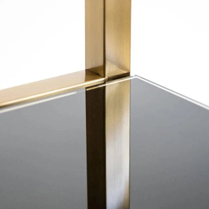 Richmond Interiors Regal Magnus brushed gold (Brushed Gold) Offenes Regal Richmond Interiors