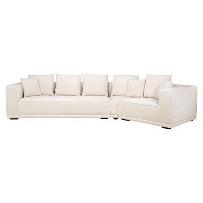 Richmond Interiors - Sofa Lusso 4-Sitzer beige Chenille 4-Sitzer Sofa Richmond Interiors