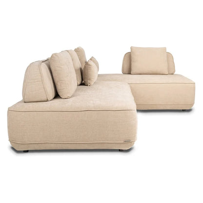 Richmond Interiors Sofa Tudor mit abnehmbarer Rückenlehne sand olympus (Sand olympus) Ecksofa Richmond Interiors